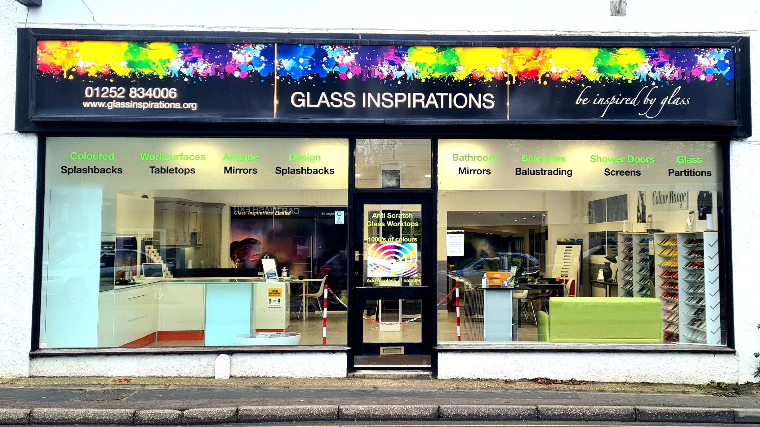 Glass Inspirations LTD Show room contact us today